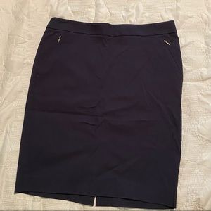 The Limited navy pencil skirt